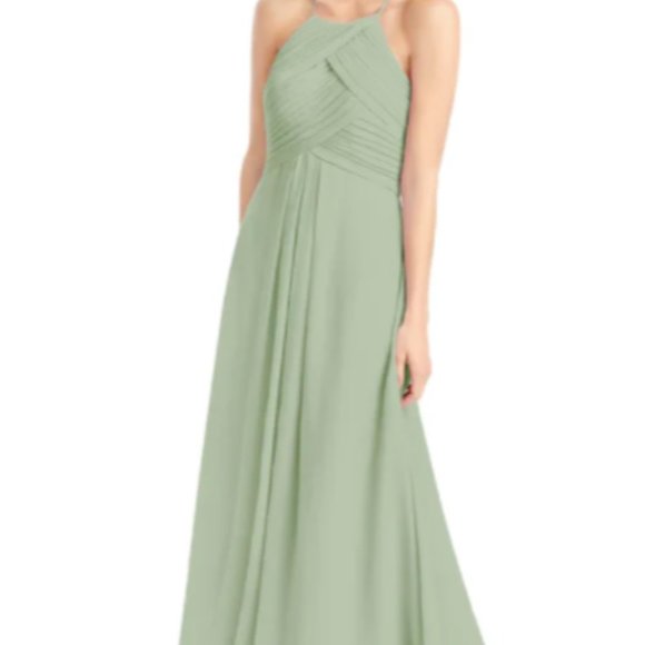 Azazie Ginger Bridesmaid Dress, Dusty Sage - Picture 1 of 3